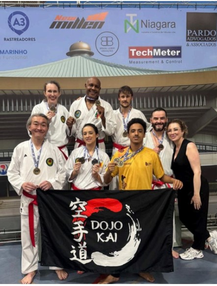 Equipe Dojokai no Campeonato Brasileiro Wado Kai Cup 2025 em São Paulo